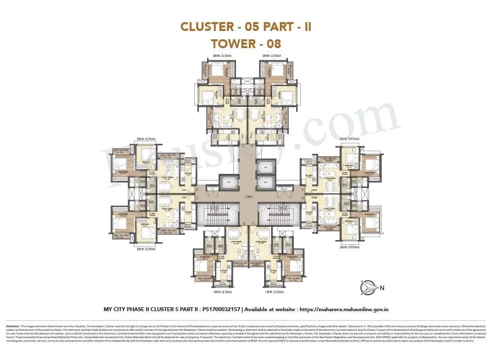 Runwal My City Blossom City Floor plan 3