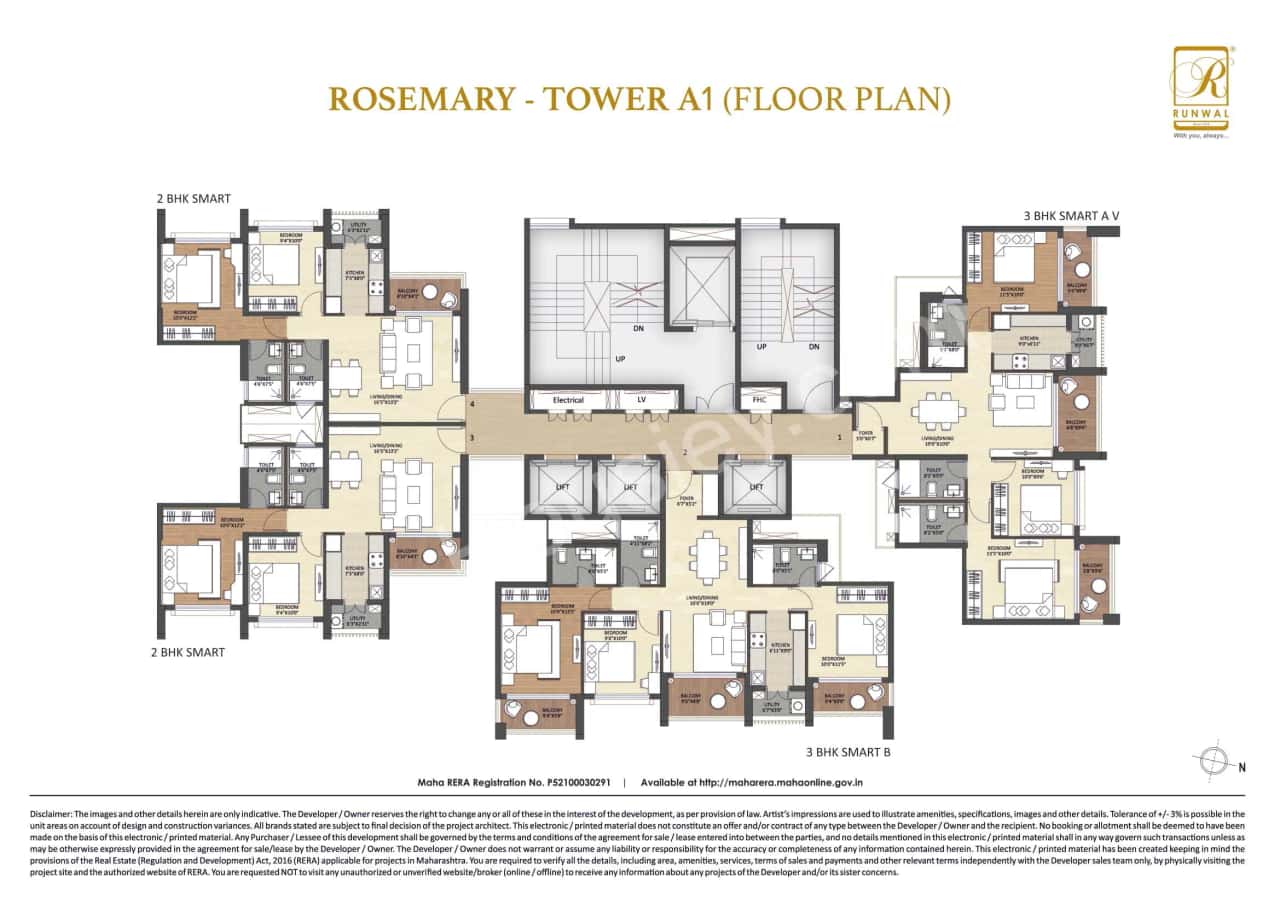 Runwal The Central Park Floor plan 1