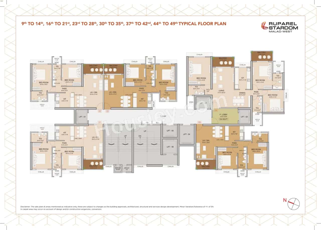 Ruparel Malad West Floor plan 1