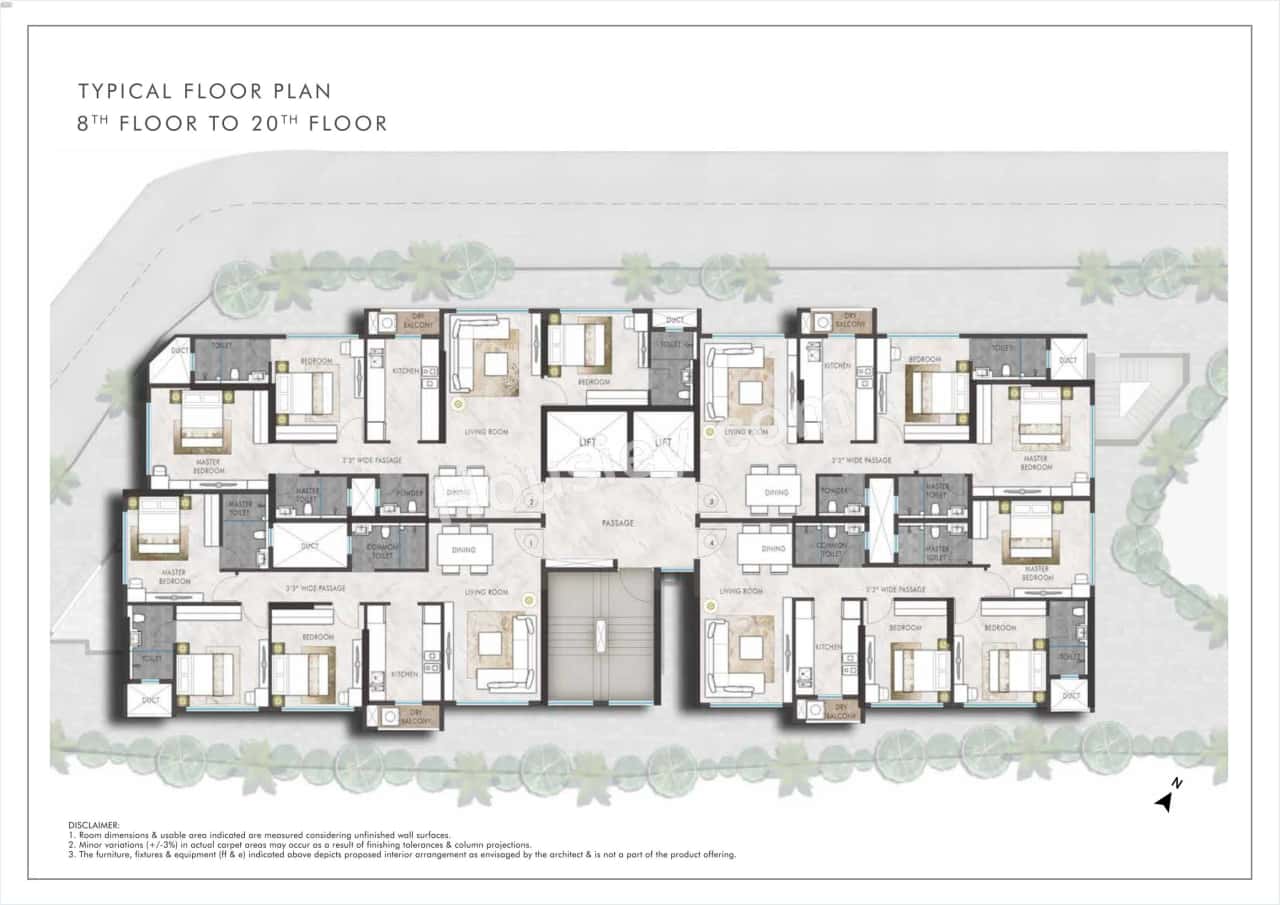 Rustomjee Aden Floor plan 2