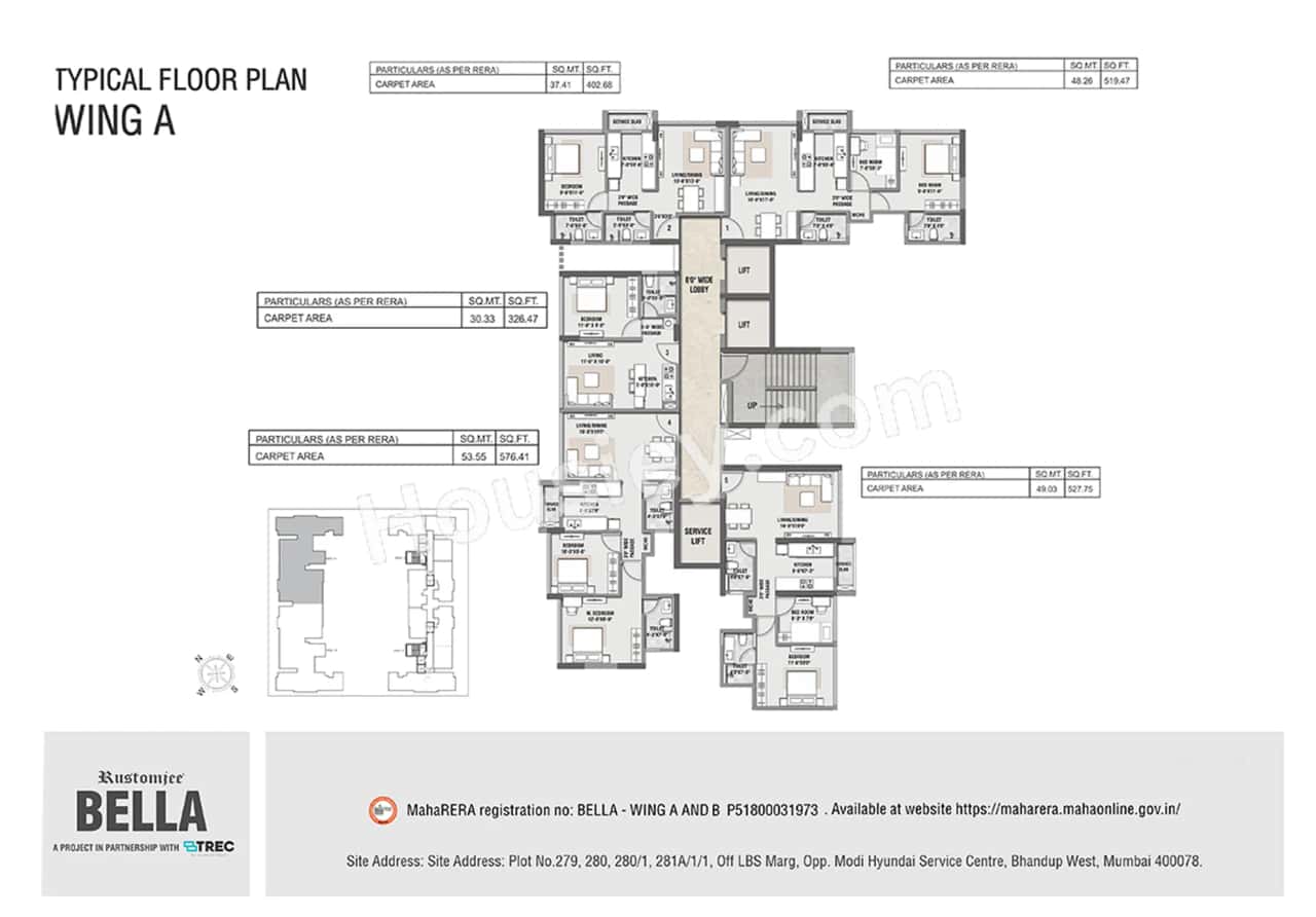 Rustomjee Bella Floor plan 2