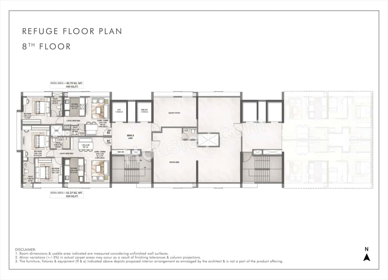 Rustomjee Cleon Floor plan 3