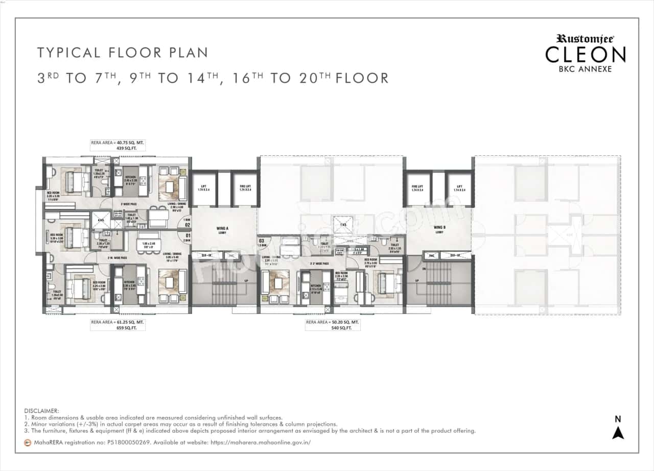 Rustomjee Cleon Floor plan 5