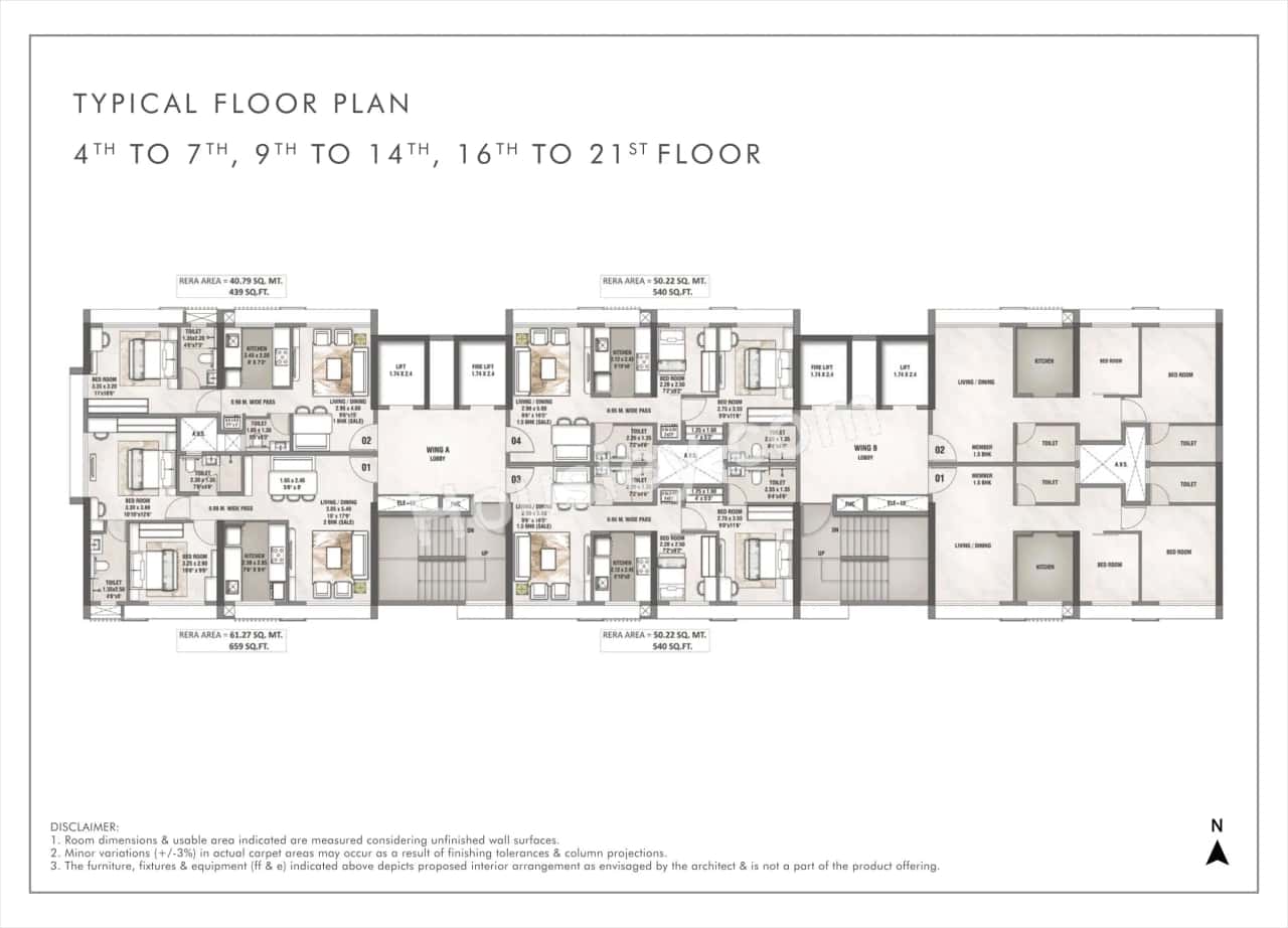 Rustomjee Cleon Floor plan 4