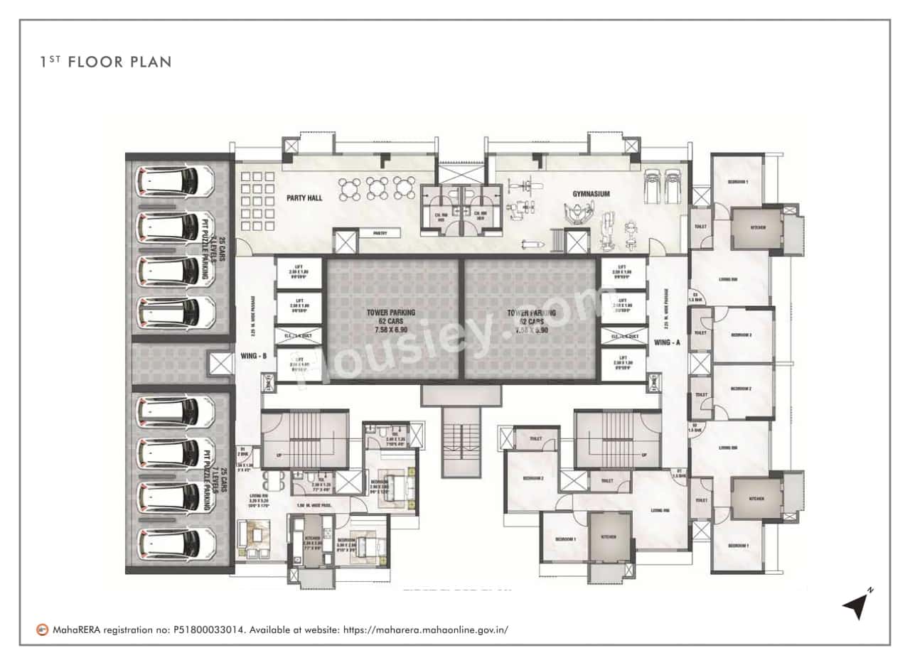 Rustomjee Erika Floor plan 1