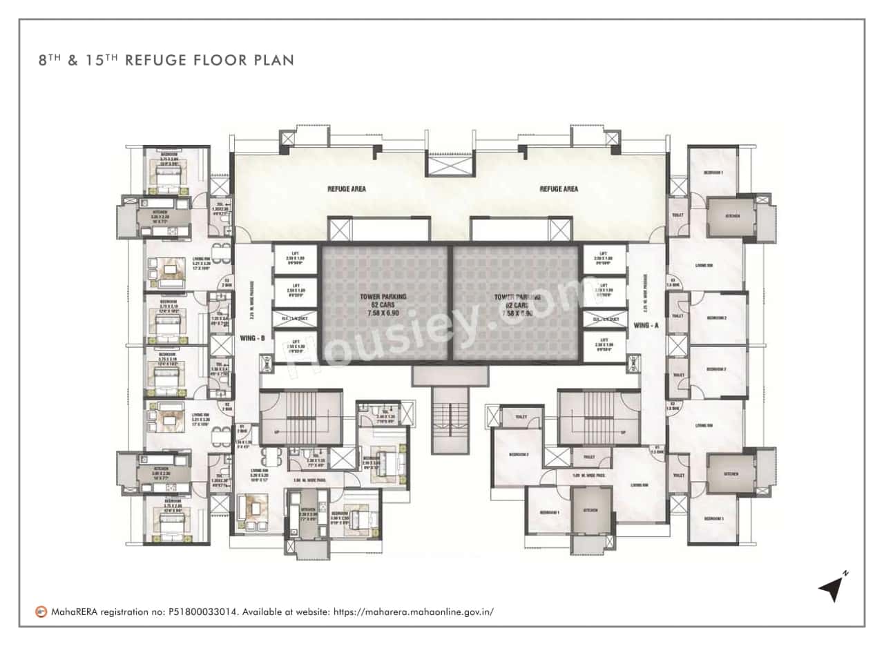 Rustomjee Erika Floor plan 3