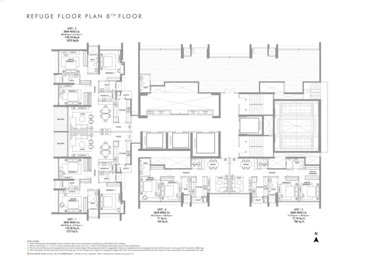 Rustomjee Reserve Floor plan 1