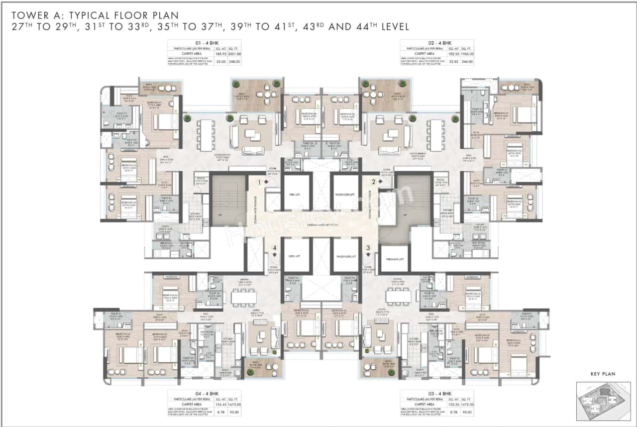 Rustomjee Verdant Vistas Floor plan 2