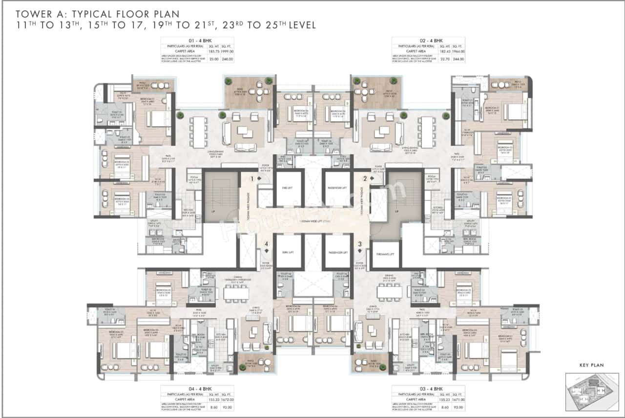 Rustomjee Verdant Vistas Floor plan 1
