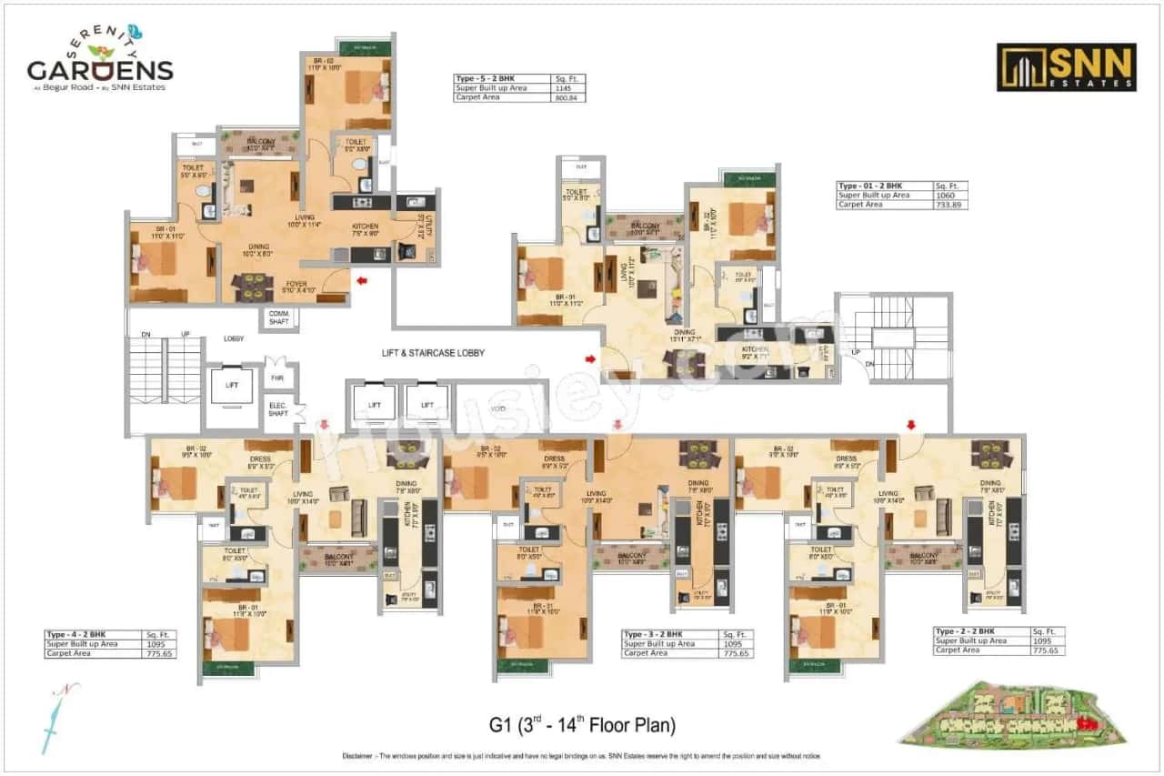 SNN Serenity Gardens Floor plan 2