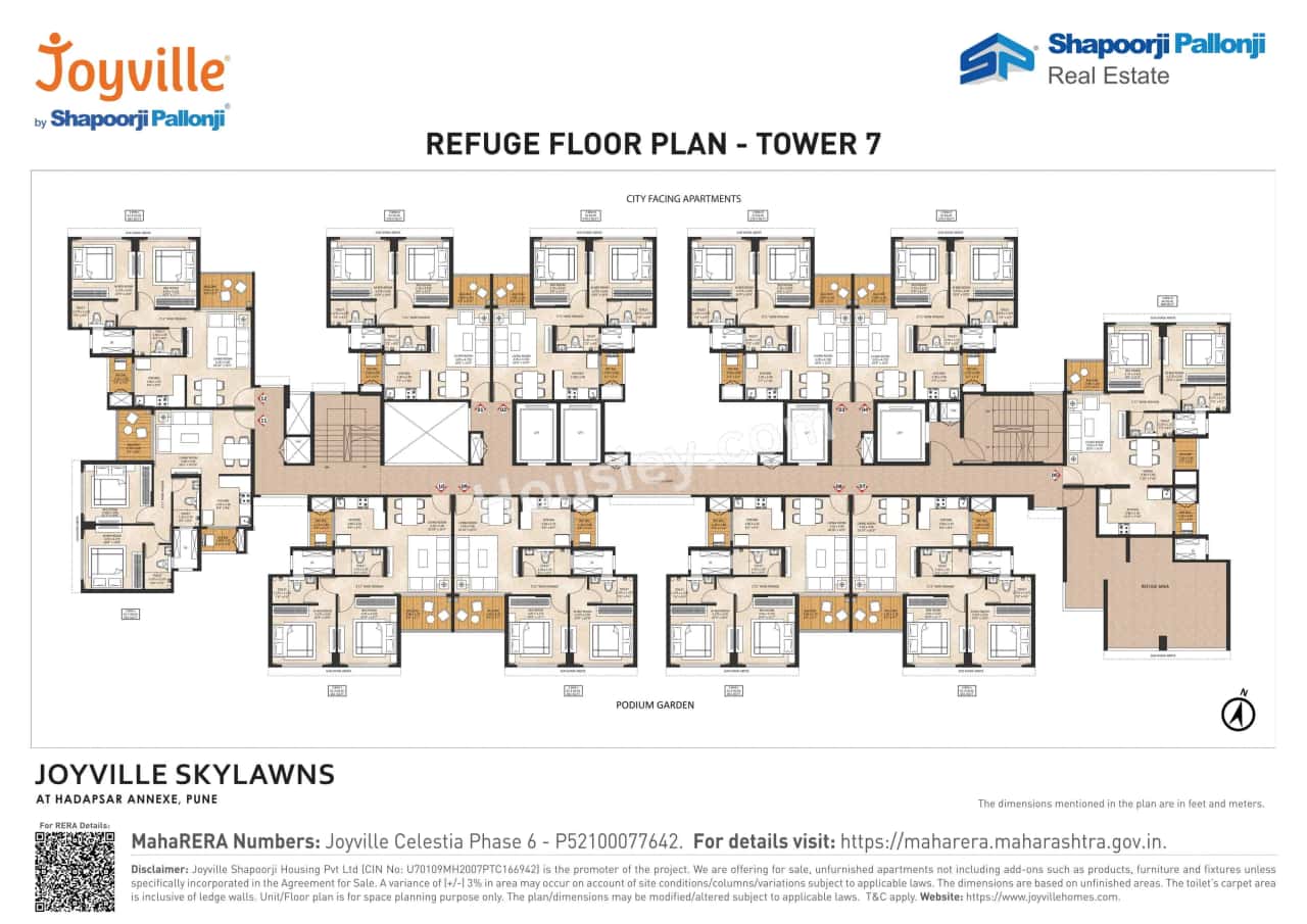 Shapoorji Joyville Skylawns Floor plan 3