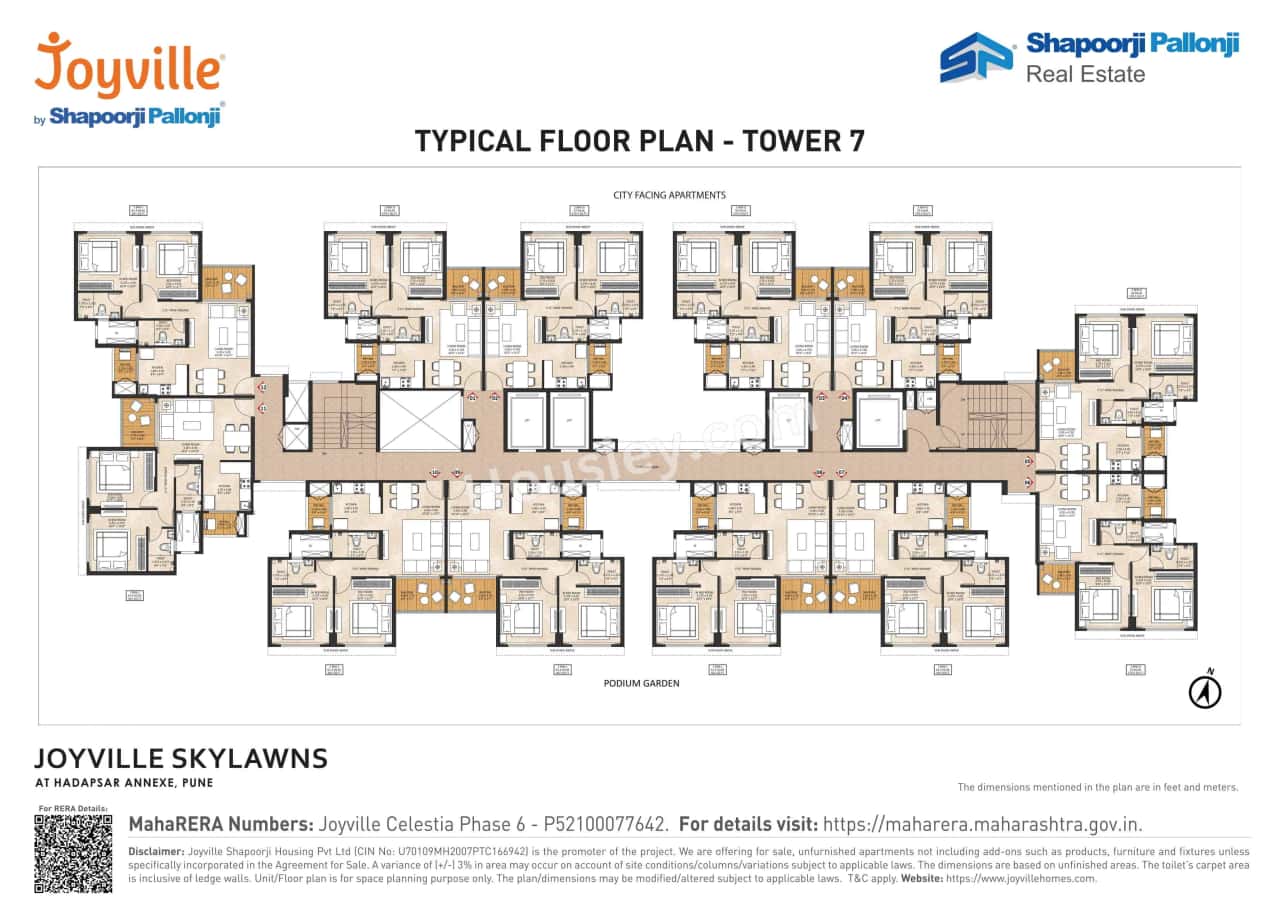 Shapoorji Joyville Skylawns Floor plan 4