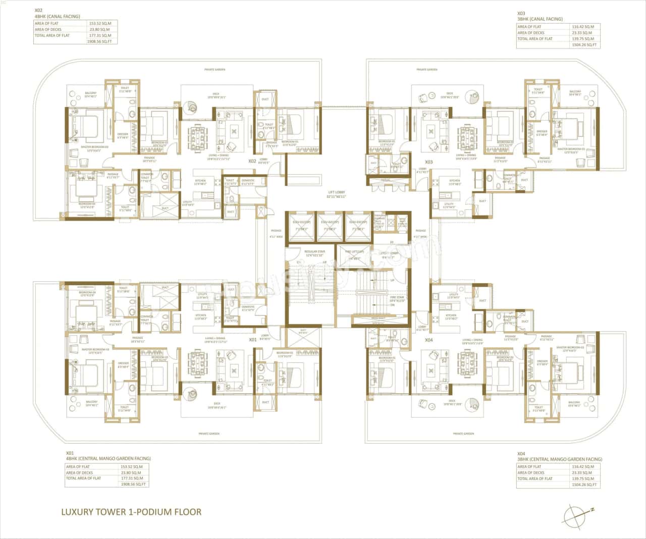 Shapoorji Kingstown Floor plan 4