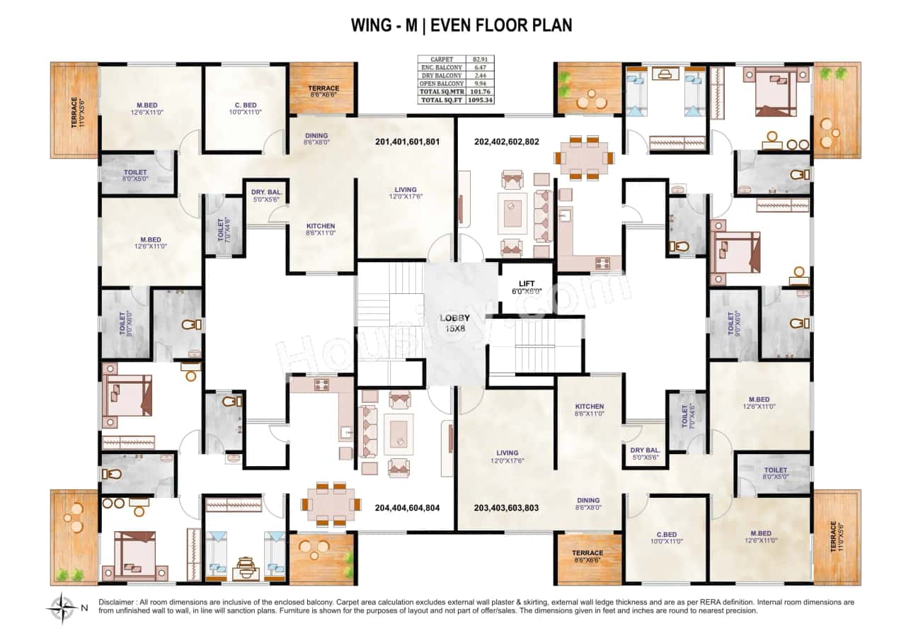 SSD Sai Pearl Phase 5 Floor plan 2