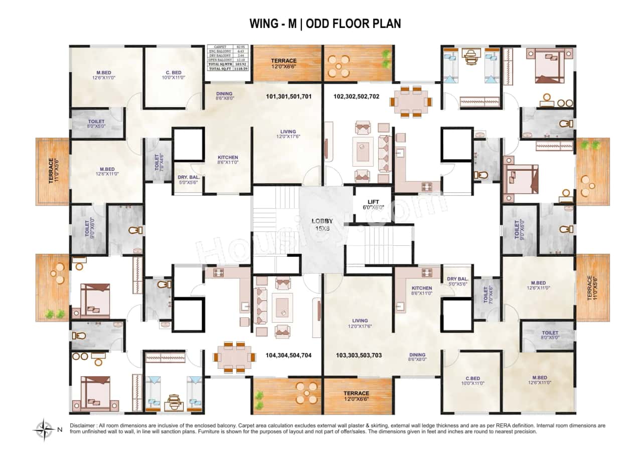 SSD Sai Pearl Phase 5 Floor plan 3