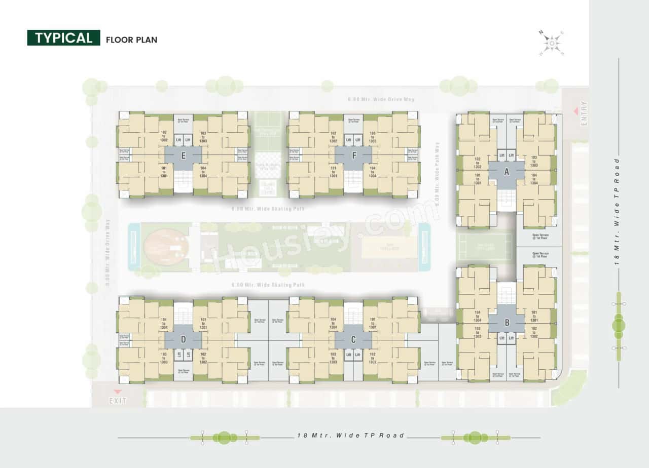 Sahjanand Saffron Flora Floor plan 2