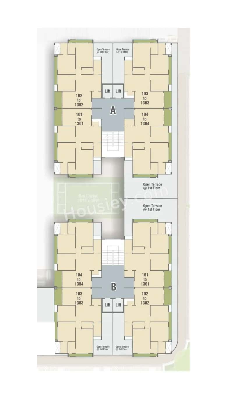 Sahjanand Saffron Flora Floor plan 1
