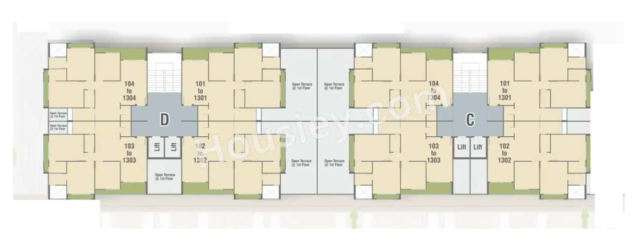 Sahjanand Saffron Flora Floor plan 3