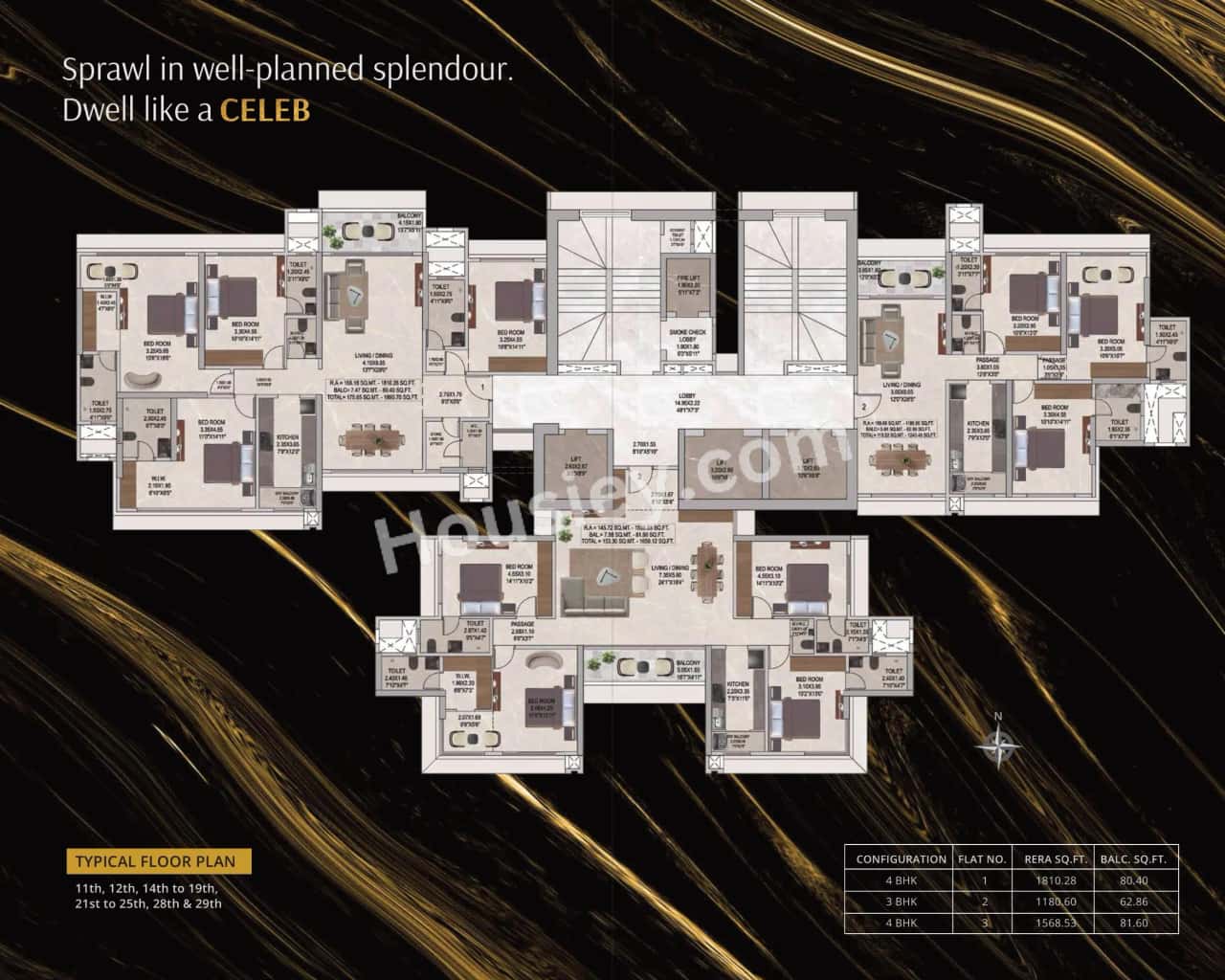 Sahakar Vogue 77 Floor Plan