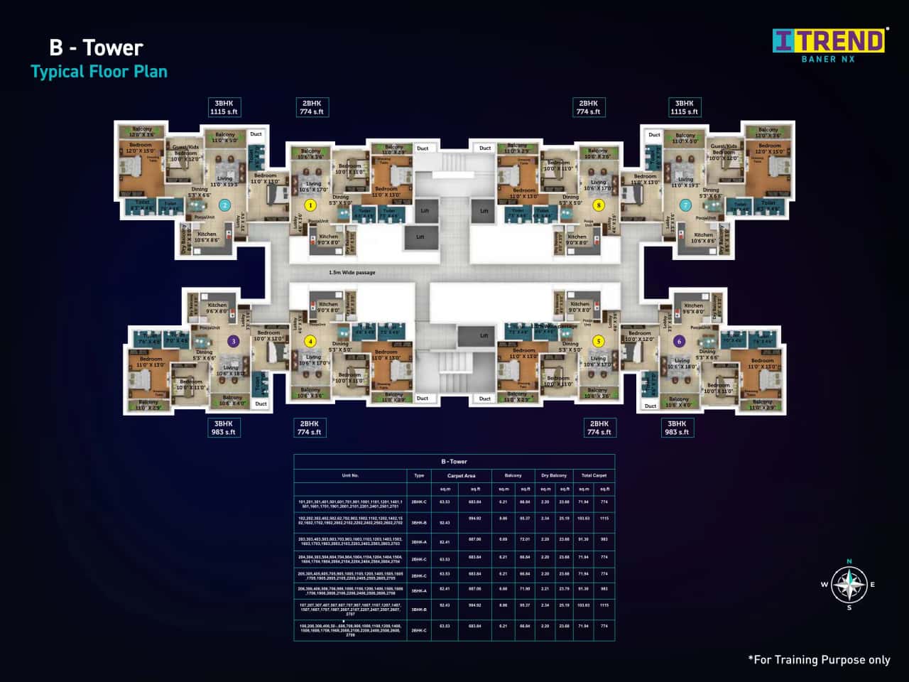 Saheel ITrend Futura Floor plan 1