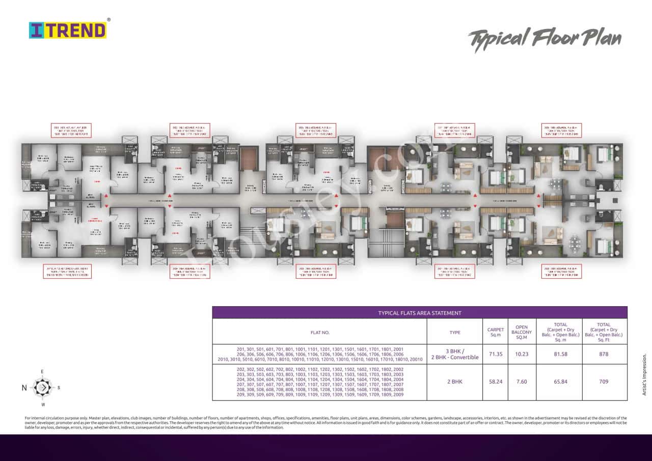 Saheel Itrend City Life Floor plan 2