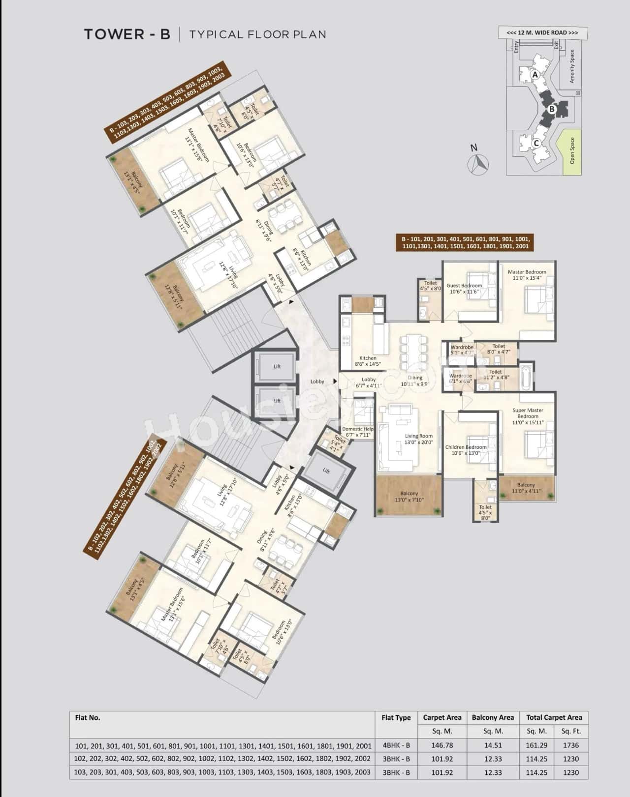 Saheel ITrend Palacio Floor plan 1