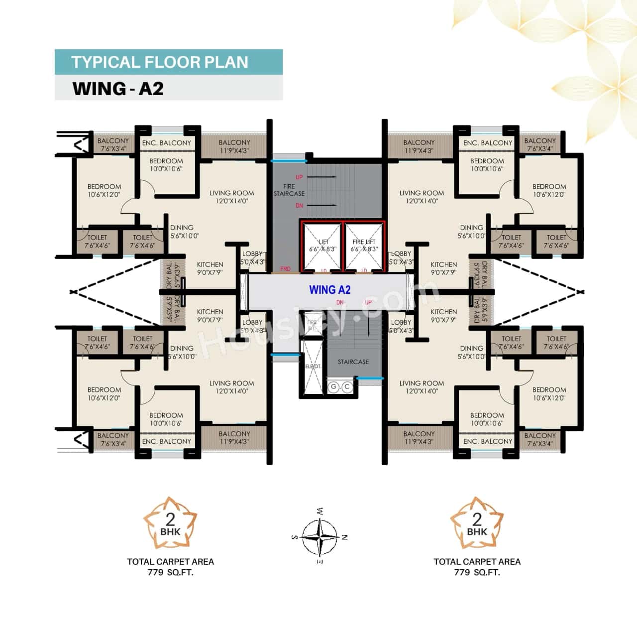 Sahyadri Plumeria Floor plan 2