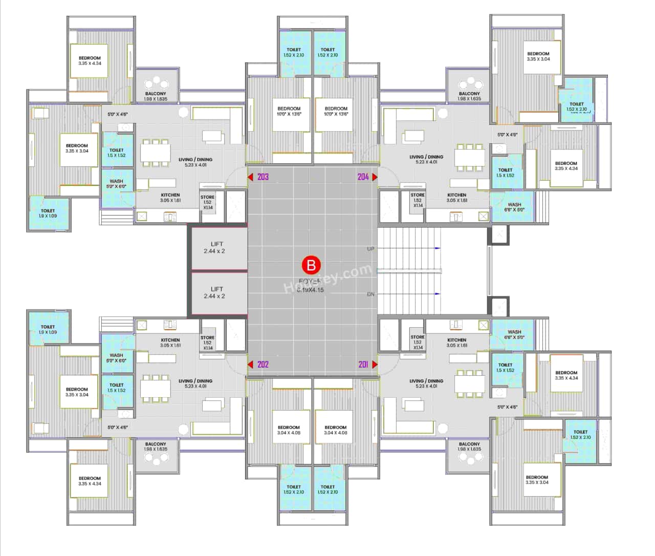 Sakar Prime Floor plan 3