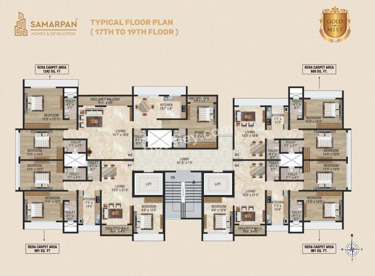 Samarpan Goldmist Floor plan 1