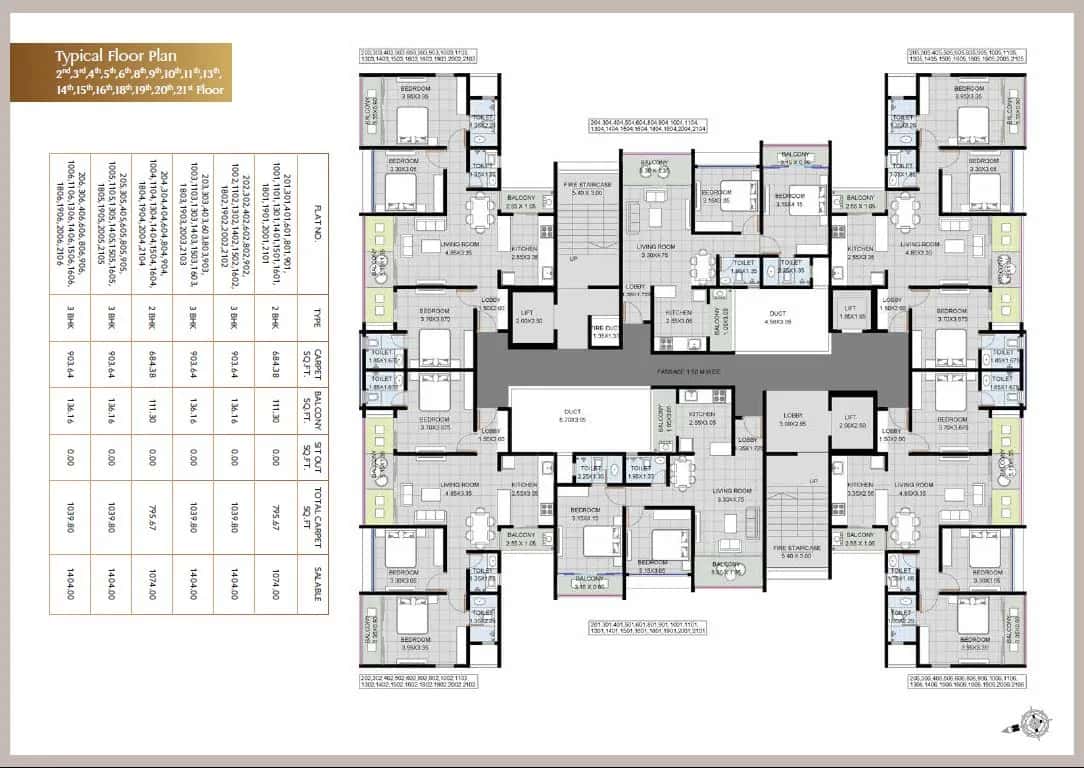Garve Samrajya Floor plan 2