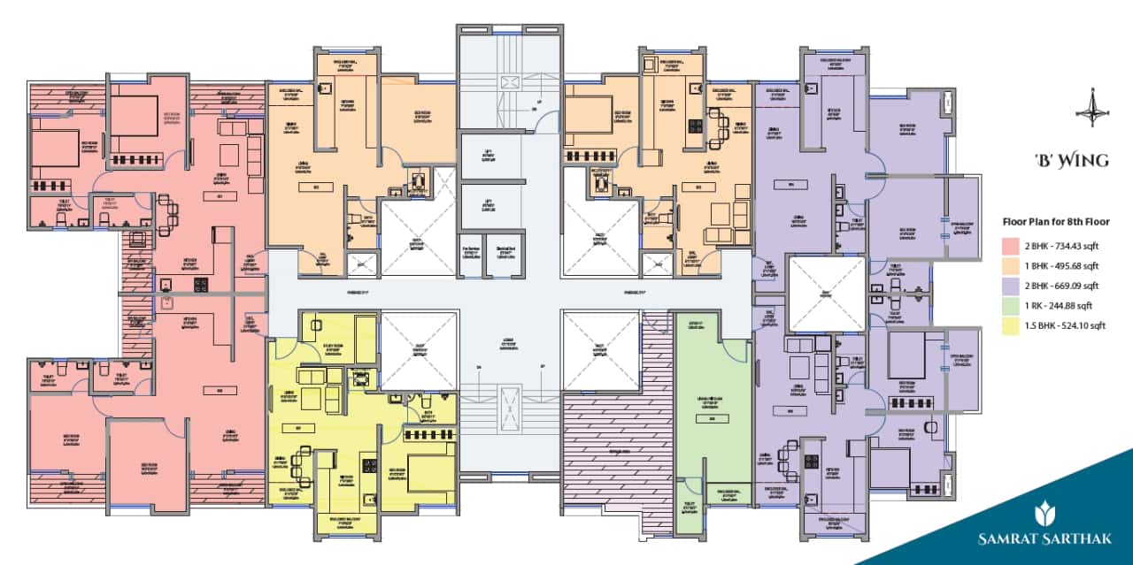 Bora Samrat Sarthak Floor plan 3