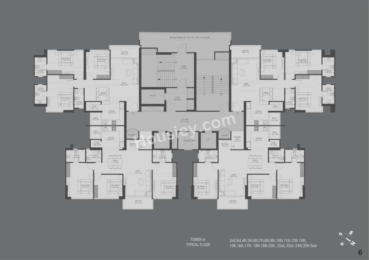 Sangath Accolade Floor plan 1