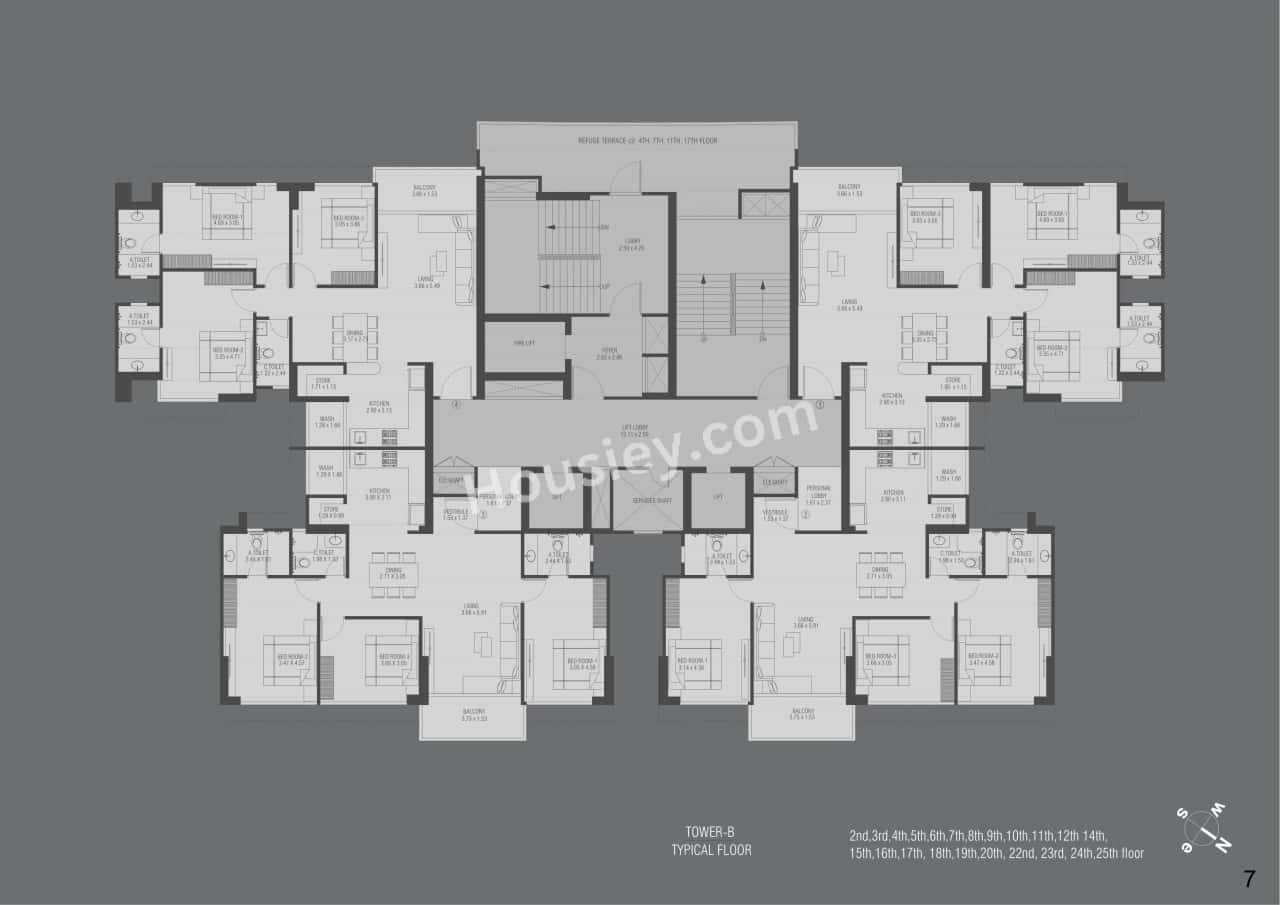 Sangath Accolade Floor plan 3