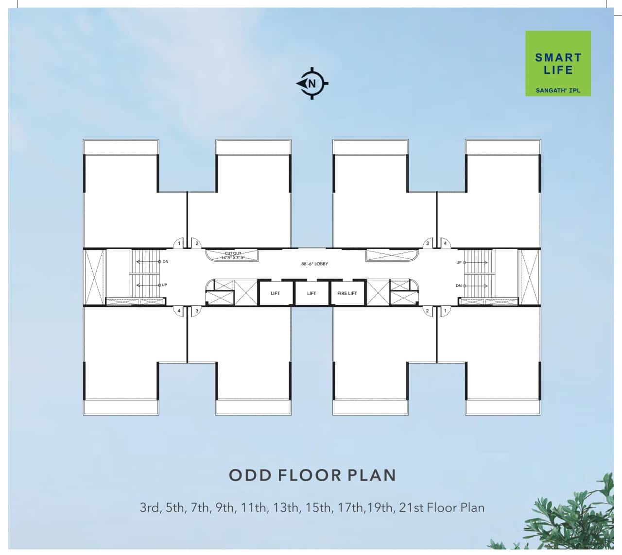 Sangath Smart Life Floor plan 3