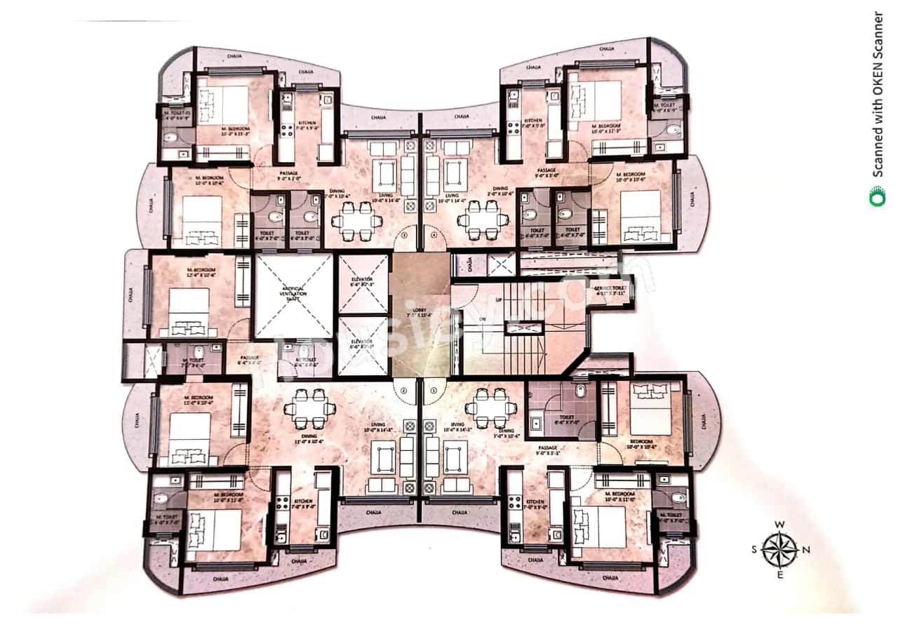 Sanghvi Heights Floor Plan