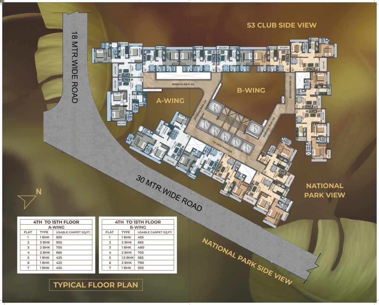 Sanghvi S3 EcoCity Sky Green Floor plan 1