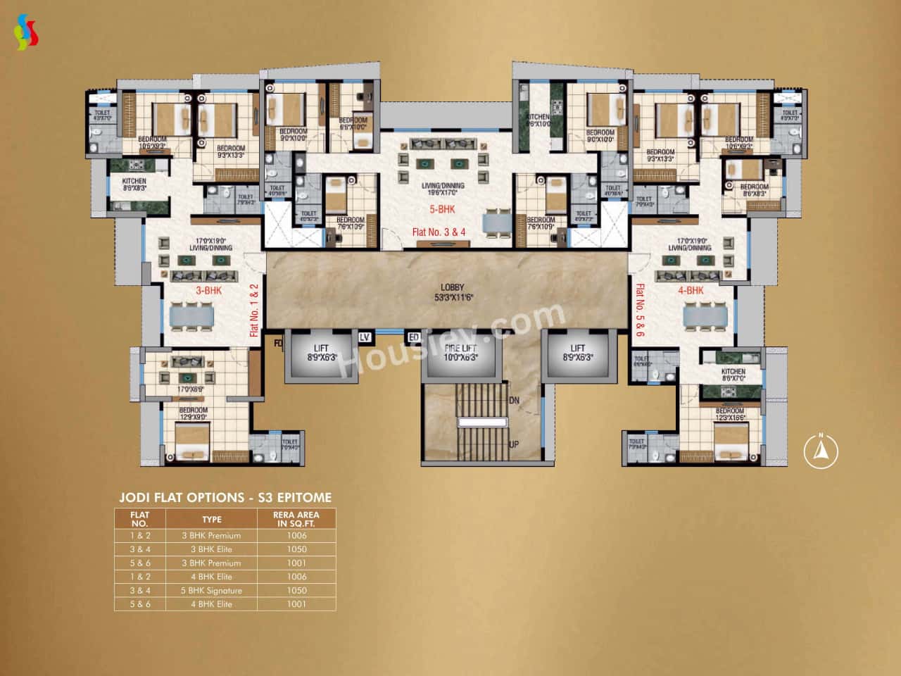 Sanghvi S3 Epitome Floor plan 1