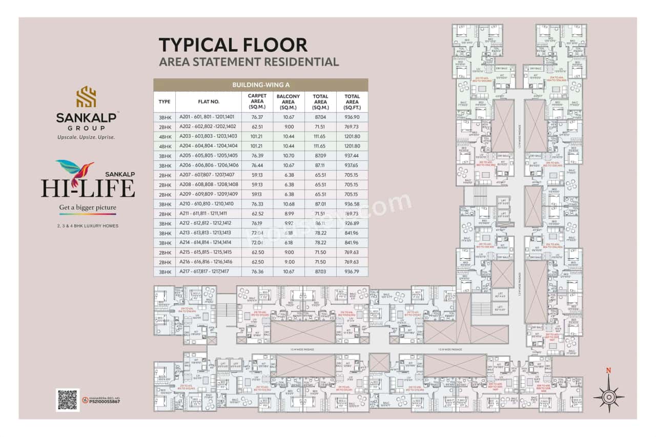 Sankalp HiLife Floor plan 3