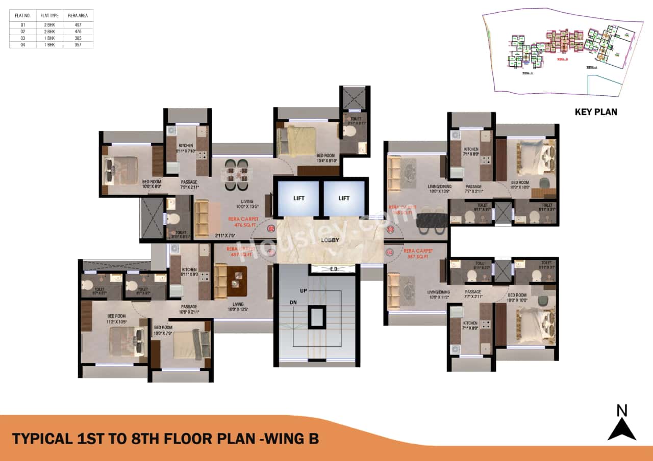 Sanmati Raghukul Floor plan 4