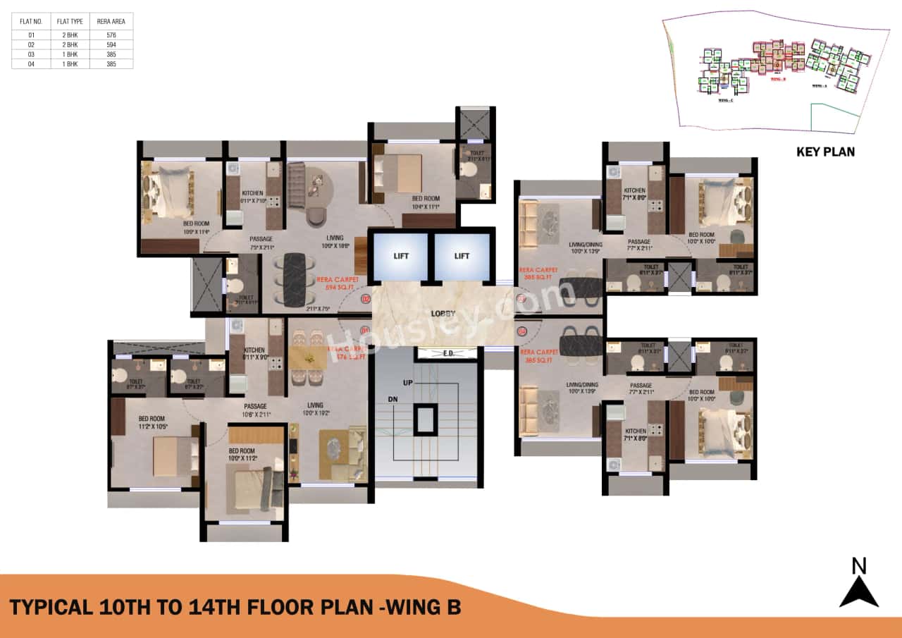 Sanmati Raghukul Floor plan 6