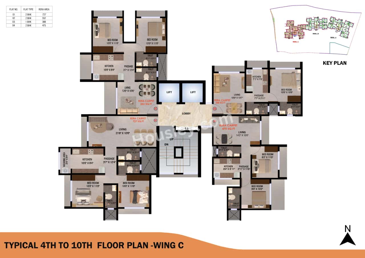 Sanmati Raghukul Floor plan 9