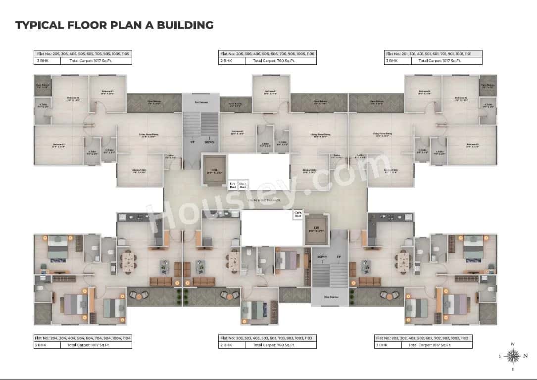 SAH Santiago Skyland Floor plan 1