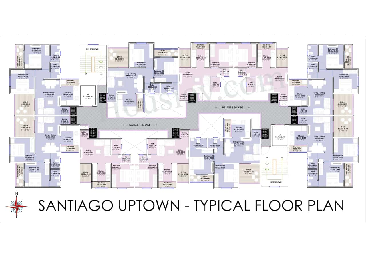 Santiago Uptown Floor plan 2