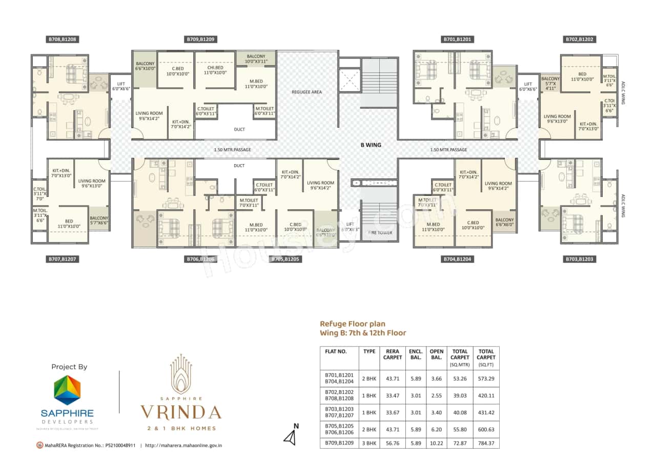 Sapphire Vrinda Floor plan 1