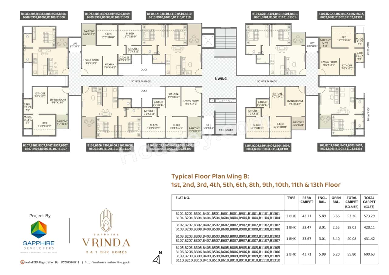 Sapphire Vrinda Floor plan 2