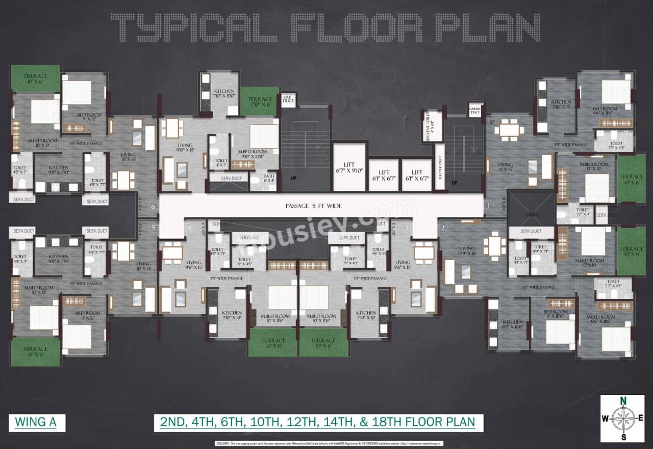 Sarvoday Symphony Floor plan 1