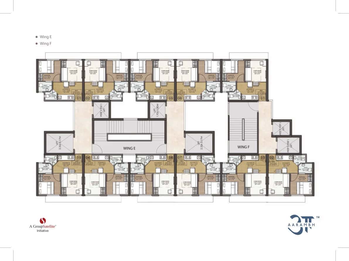 Satellite Aarambh Floor plan 1