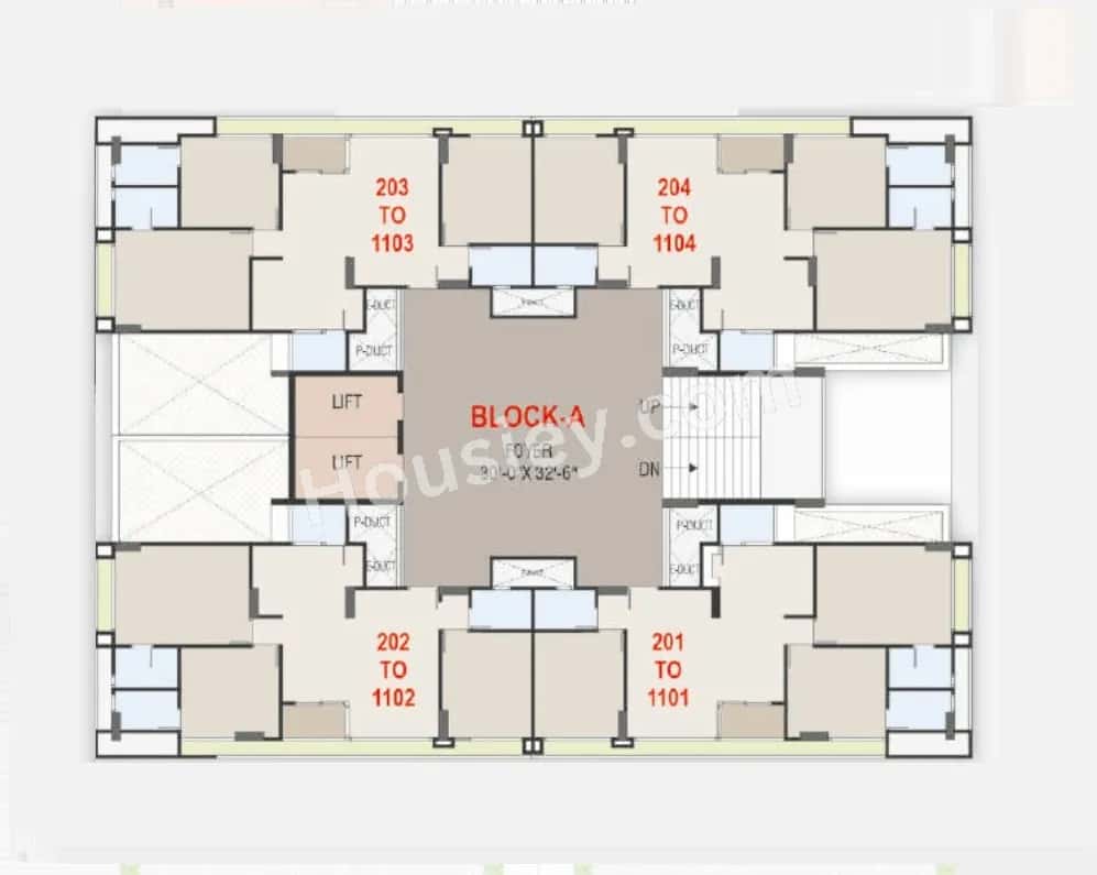 Satva Satvam Glory Floor plan 1