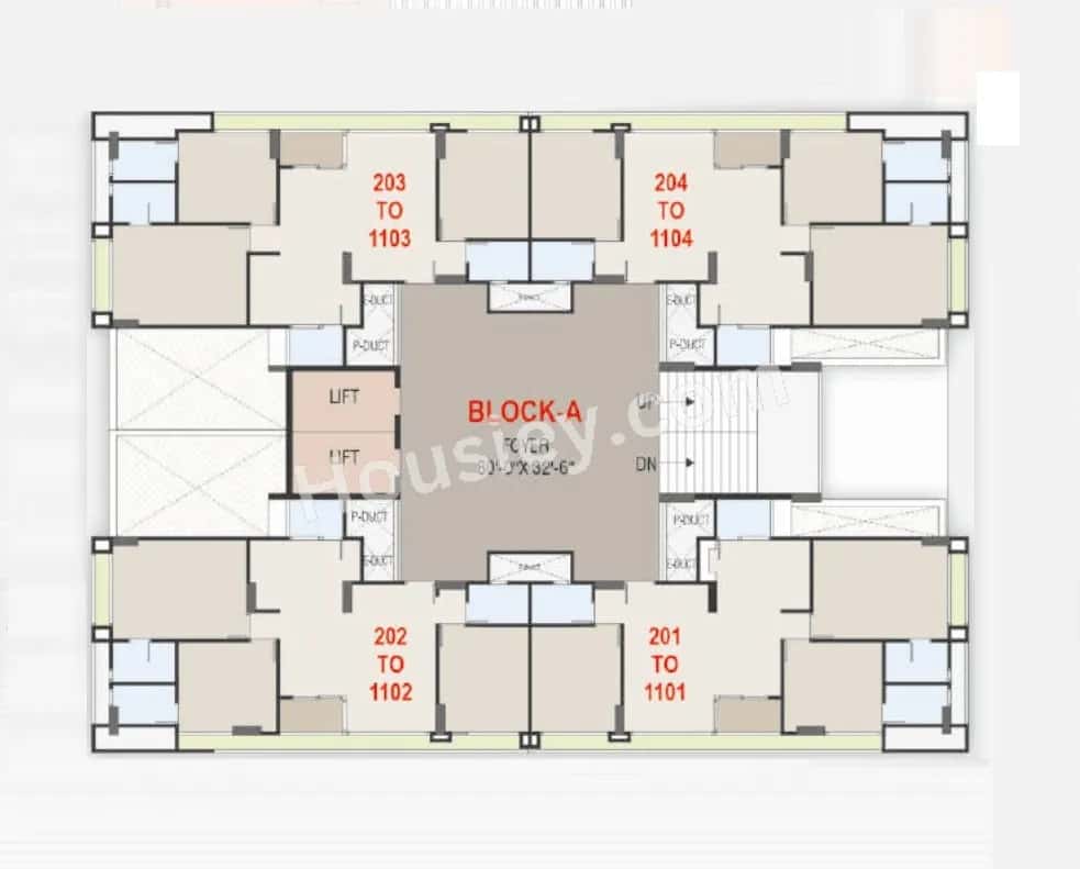 Satva Satvam Glory Floor plan 2