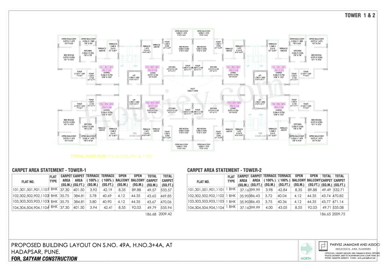Satyam Niranjani Floor plan 1